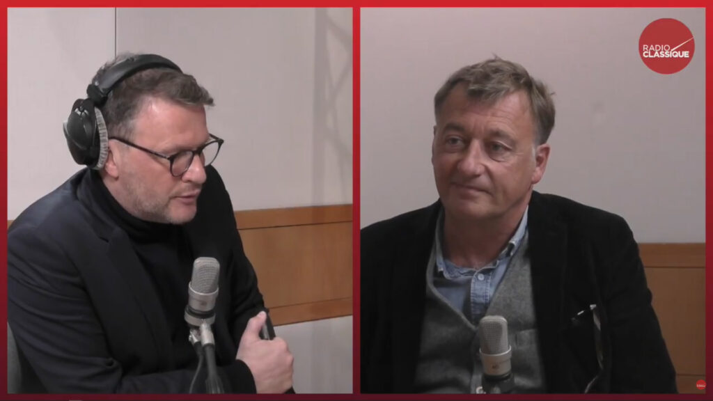 Xavier Wargnier au micro de Stéphane Pedrazzi sur Radio Classique