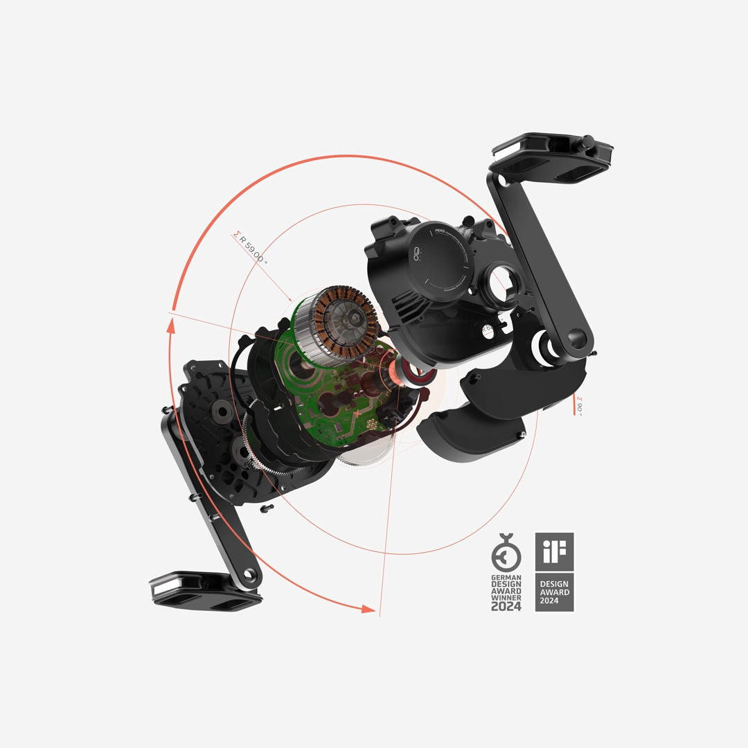 Système PERS : supprime la transmission mécanique traditionnel (chaîne, courroie, dérailleur).