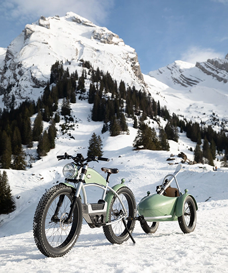 Publicité pour le magazine des Ateliers HeritageBike