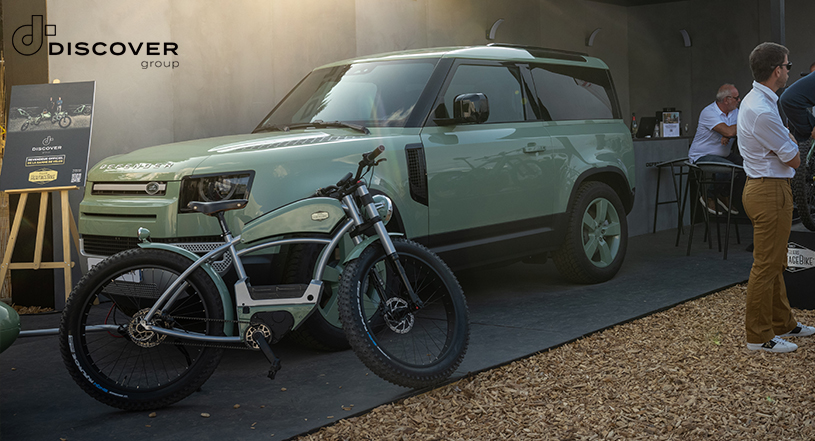Découvrez les vélos électriques d'exception des Ateliers HeritageBike chez Land Rover à Grenoble
